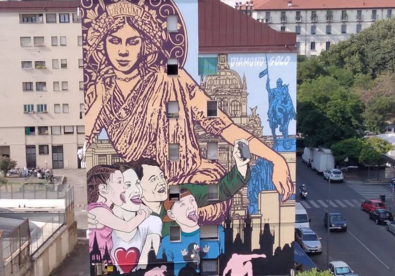 Vinci un viaggio a Praga! Murale Milano